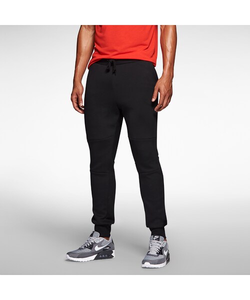 NIKE（ナイキ）の「ナイキ テック フリース メンズパンツ（ウェア > ボトムス・メンズ・ブラック/ブラック/ブラック/ダークグレーヘザー/ミディアムグレー/ゲームロイヤル/ブラック/ダークグレーヘザー/ミディアムグレー/ブラック/ブラック/オブシディアン/ブラック/ブラック/ブラック・S/M/L/XL/2XL）」の2枚目の写真