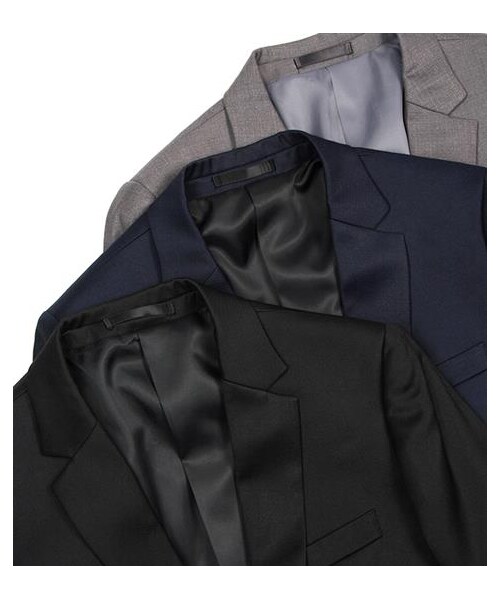 plain-me（プレインミー）の「經典雙釦成套西裝外套（その他・メンズ・灰/深藍/黑・S/M/L）」の2枚目の写真