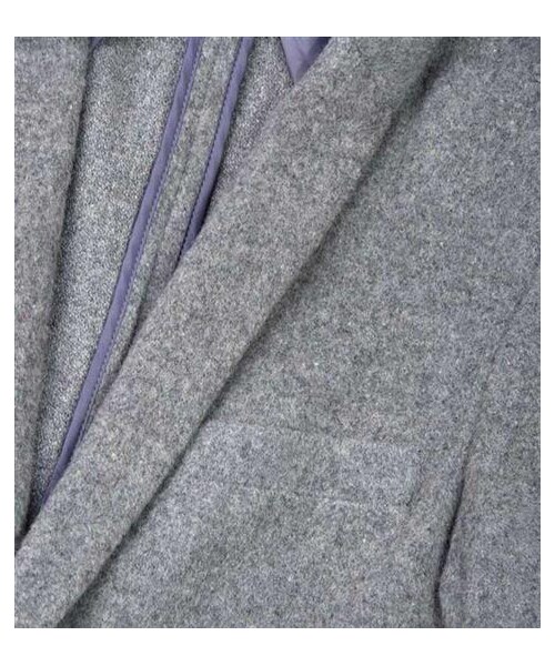 plain-me（プレインミー）の「經典毛料圍巾領單釦西裝外套（その他・メンズ・卡其/淺灰・S/M/L）」の8枚目の写真