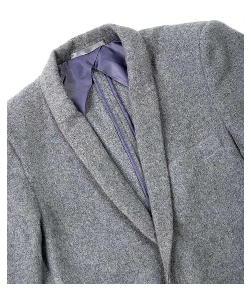 plain-me（プレインミー）の「經典毛料圍巾領單釦西裝外套（その他・メンズ・卡其/淺灰・S/M/L）」の7枚目の写真
