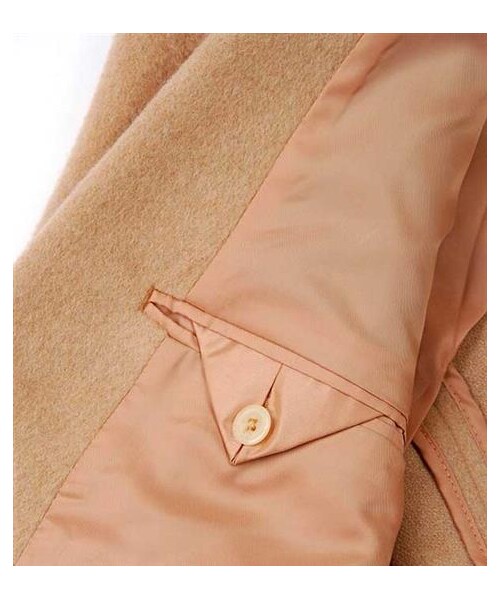 plain-me（プレインミー）の「經典毛料圍巾領單釦西裝外套（その他・メンズ・卡其/淺灰・S/M/L）」の5枚目の写真