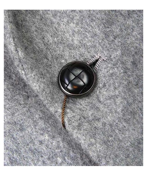 plain-me（プレインミー）の「經典毛料圍巾領單釦西裝外套（その他・メンズ・卡其/淺灰・S/M/L）」の9枚目の写真