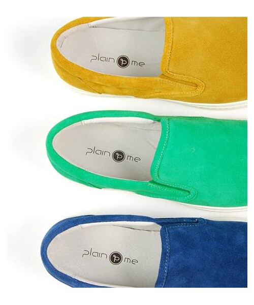 plain-me（プレインミー）の「麂皮多彩Slip on 休閒鞋（その他・メンズ・黃/綠/藍・EUR39/EUR40/EUR41/EUR42/EUR43）」の10枚目の写真