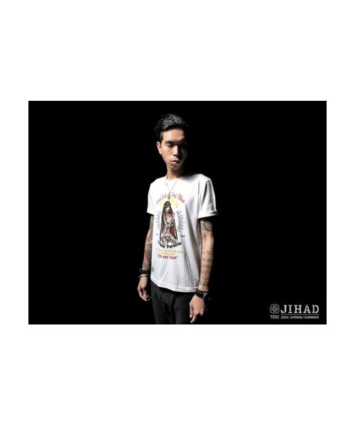 TAKI（タキ）の「TAKI 14 S/S Theotokos Tee（その他・メンズ・麻白/黑/深麻紅/深麻黑・S/M/L/XL）」の3枚目の写真