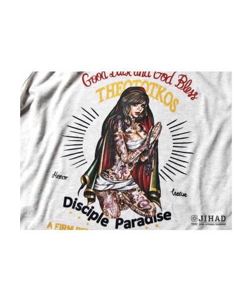 TAKI（タキ）の「TAKI 14 S/S Theotokos Tee（その他・メンズ・麻白/黑/深麻紅/深麻黑・S/M/L/XL）」の14枚目の写真