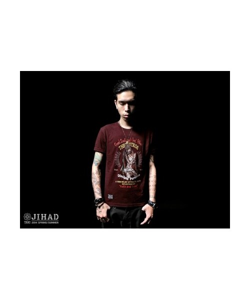 TAKI（タキ）の「TAKI 14 S/S Theotokos Tee（その他・メンズ・麻白/黑/深麻紅/深麻黑・S/M/L/XL）」の8枚目の写真