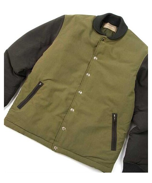 plain-me（プレインミー）の「雙色拼接棒球外套（その他・メンズ・深藍/綠・S/M/L）」の8枚目の写真