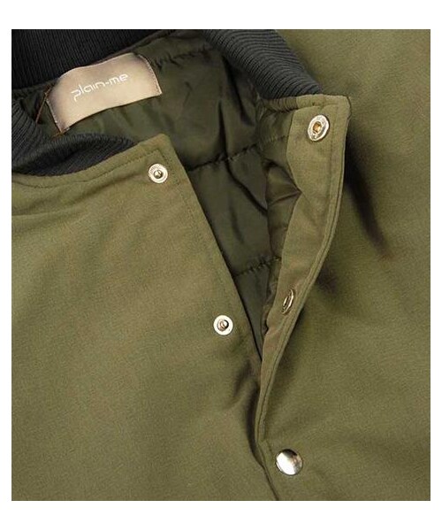 plain-me（プレインミー）の「雙色拼接棒球外套（その他・メンズ・深藍/綠・S/M/L）」の9枚目の写真