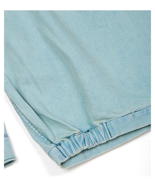 plain-me（プレインミー）の「水洗單寧Coach Jacket（その他・メンズ・淺藍/藍・S/M/L）」の2枚目の写真