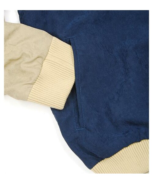 plain-me（プレインミー）の「圖紋拉鍊夾克（その他・メンズ・藍・S/M/L）」の5枚目の写真