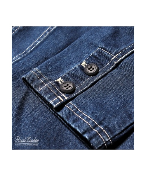 TAKI（タキ）の「TAKI 14-15 A/W Denim Shop Coat（フォーマルスーツ/小物・メンズ・藍・S/M/L/XL）」の8枚目の写真