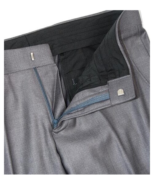 plain-me（プレインミー）の「時尚感低腰窄板西裝長褲（その他・メンズ・灰/深藍/黑・S/M/L）」の3枚目の写真