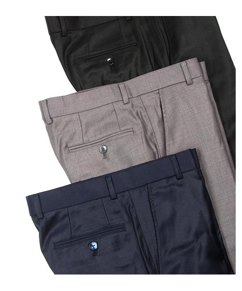plain-me（プレインミー）の「經典中低腰合身西裝長褲（その他・メンズ・灰/深藍/黑・S/M/L）」の5枚目の写真