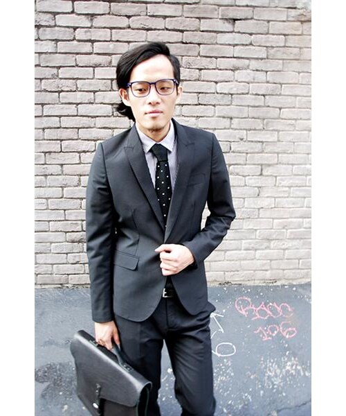 plain-me（プレインミー）の「單釦成套西裝外套（その他・メンズ・黑・S/M/L）」の6枚目の写真