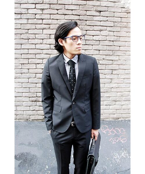 plain-me（プレインミー）の「單釦成套西裝外套（その他・メンズ・黑・S/M/L）」の7枚目の写真