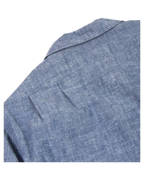 plain-me(プレインミー)の「鬆身剪裁外套式牛津襯衫(その他・メンズ・白/藍・UN)」の11枚目の写真