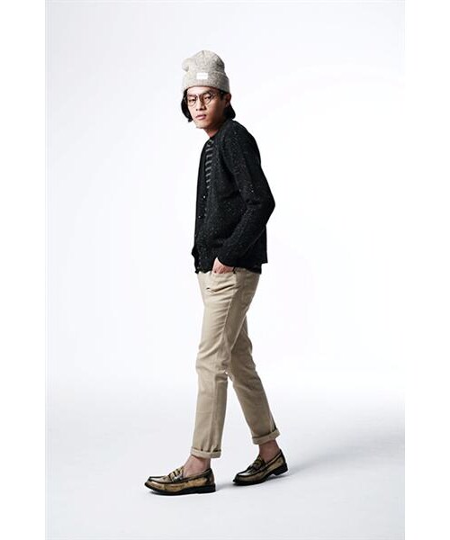 SAINT JAMES（セントジェームス）の「Meridien厚織純棉條紋衫（その他・メンズ・白藍/灰黑・S/M/L）」の17枚目の写真