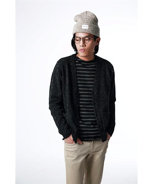 SAINT JAMES（セントジェームス）の「Meridien厚織純棉條紋衫（その他・メンズ・白藍/灰黑・S/M/L）」の14枚目の写真