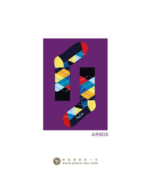 Happy Socks（ハッピーソックス）の「14FW快樂襪（その他・メンズ・AR605/AR905/BD608/DO605/DO901/DS505/DS905/FD078/LE805/BD805・UN）」の2枚目の写真