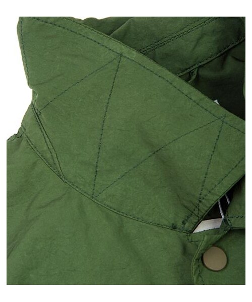 UNIVERSAL PRODUCTS(ユニバーサルプロダクツ)の「WASHED NYLON COAT(その他・メンズ・綠・M/L)」の4枚目の写真