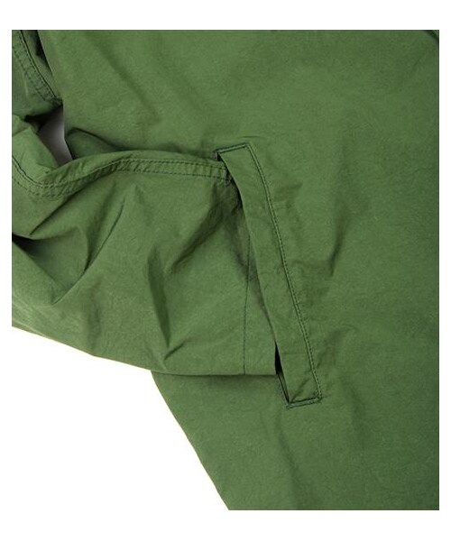 UNIVERSAL PRODUCTS(ユニバーサルプロダクツ)の「WASHED NYLON COAT(その他・メンズ・綠・M/L)」の5枚目の写真