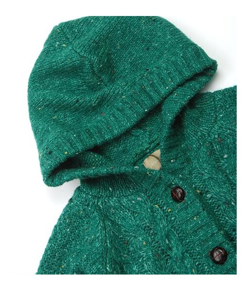 VIBGYOR（ヴィブジョー）の「麻花織紋開扣連帽外套（その他・メンズ・灰/酒紅/綠/藍・S/M/L）」の10枚目の写真