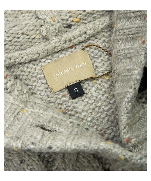 VIBGYOR（ヴィブジョー）の「麻花織紋開扣連帽外套（その他・メンズ・灰/酒紅/綠/藍・S/M/L）」の4枚目の写真