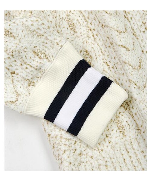 VOTE MAKE NEW CLOTHES（ボートメイクニュークローズ）の「TENNIS 3D BIG SWT（その他・メンズ・白/灰/藍・S）」の3枚目の写真