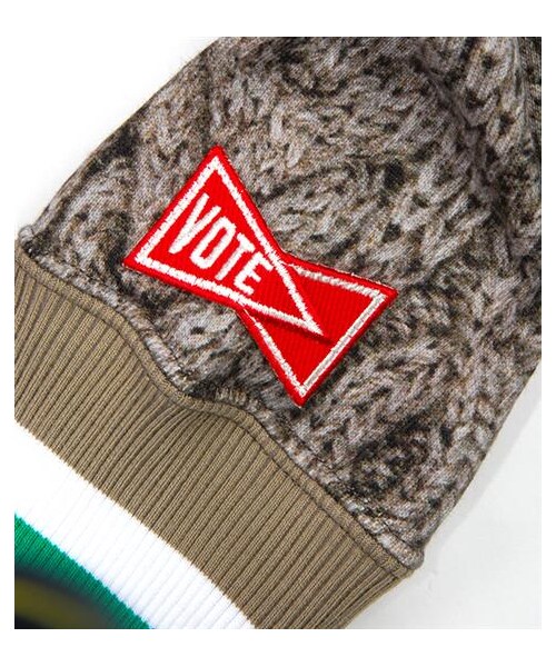 VOTE MAKE NEW CLOTHES（ボートメイクニュークローズ）の「TENNIS 3D BIG SWT（その他・メンズ・白/灰/藍・S）」の8枚目の写真