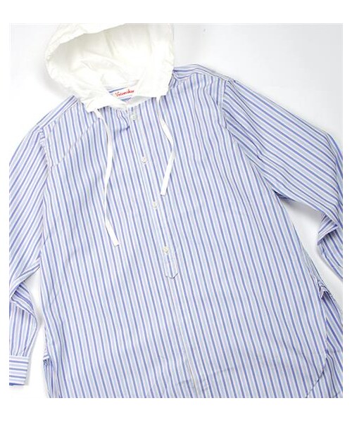 VOTE MAKE NEW CLOTHES（ボートメイクニュークローズ）の「LONG HOOD SHIRTS（その他・メンズ・條紋・UN）」の3枚目の写真