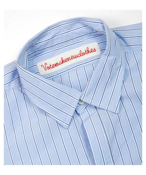 VOTE MAKE NEW CLOTHES（ボートメイクニュークローズ）の「LONG SHIRTS（その他・メンズ・白/條紋・UN）」の4枚目の写真