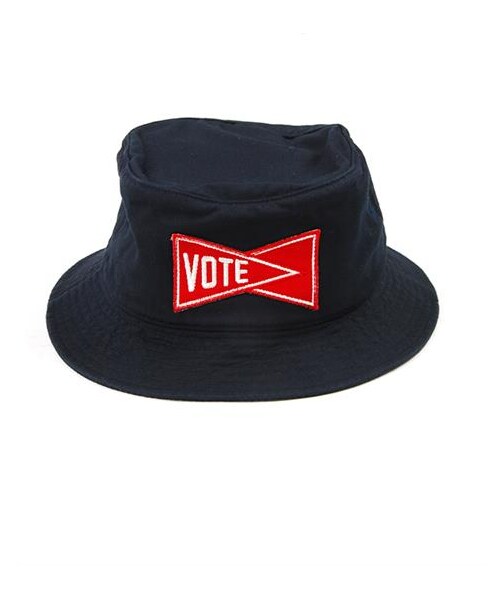 VOTE MAKE NEW CLOTHES（ボートメイクニュークローズ）の「VOTE FLAG HAT（その他・メンズ・白/深藍・UN）」の5枚目の写真