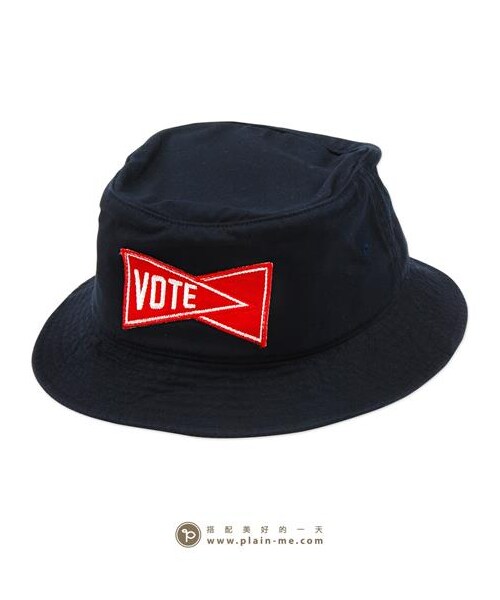 VOTE MAKE NEW CLOTHES（ボートメイクニュークローズ）の「VOTE FLAG HAT（その他・メンズ・白/深藍・UN）」の4枚目の写真