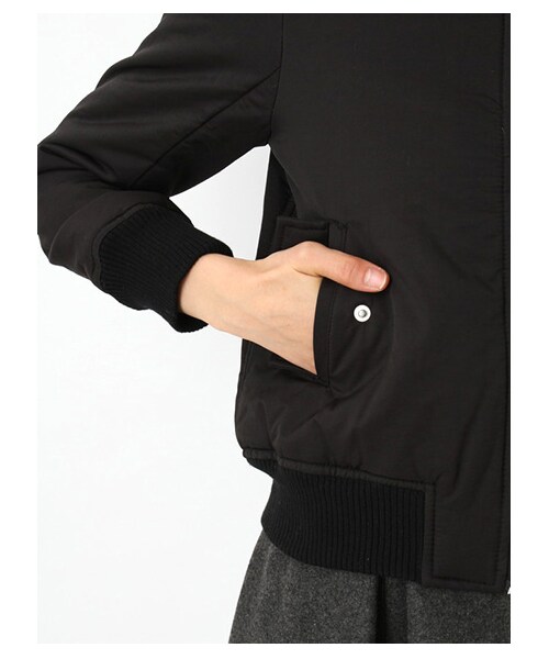 earth music&ecology（アースミュージックアンドエコロジー）の「・MA-1ブルゾン（ブルゾン　・レディース・ブラック/カーキ/ネイビー・S/M）」の5枚目の写真