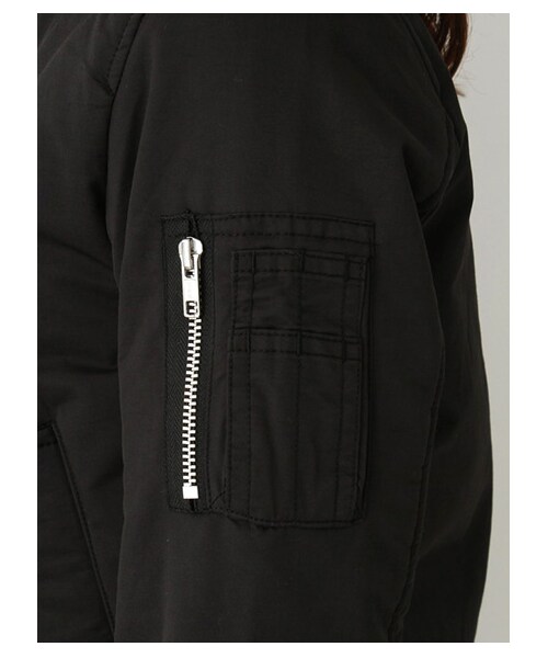 earth music&ecology（アースミュージックアンドエコロジー）の「・MA-1ブルゾン（ブルゾン　・レディース・ブラック/カーキ/ネイビー・S/M）」の6枚目の写真