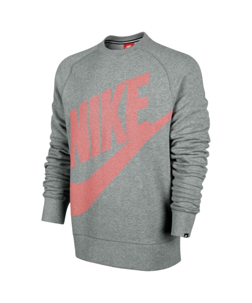 NIKE（ナイキ）の「ナイキ AW77 ロゴ クルー メンズスウェットシャツ（ウェア > トップス・メンズ・ダスティカクタス/ダークオブシディアン/ブラック/ホワイト/ダークグレーヘザー/ブライトマンゴー/ダークグレーヘザー/ボルト/チームオレンジ/ダークオブシディアン・S/M/L/XL/2XL）」の3枚目の写真