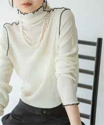 U by SPICK&SPAN（ユーバイスピックアンドスパン）の「≪予約≫配色メロートップス（その他）」