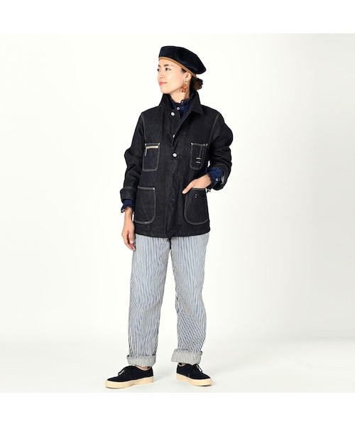 45R（フォーティファイブアール）の「ライ麦デニムの908カバーオール