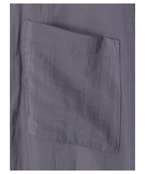 GARAGE OF GOOD CLOTHING(ガレージオブグッドクロージング)の「バックタックシャツワンピース(ワンピース/ドレス・ブラック/ベージュ/サックスブルー・F)」の9枚目の写真