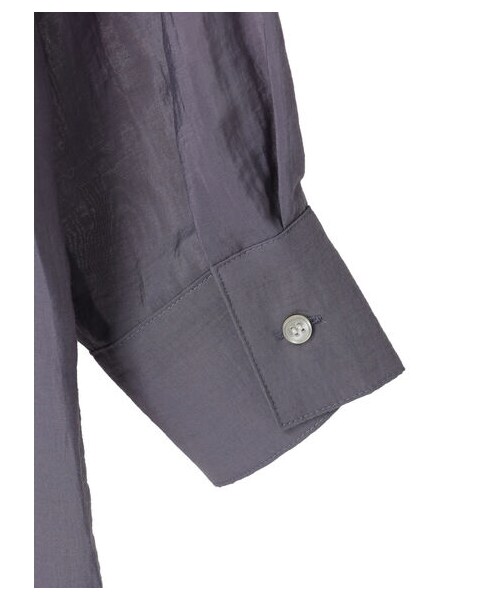 GARAGE OF GOOD CLOTHING(ガレージオブグッドクロージング)の「バックタックシャツワンピース(ワンピース/ドレス・ブラック/ベージュ/サックスブルー・F)」の8枚目の写真