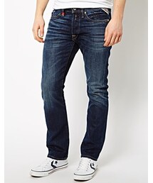 REPLAY | Replay Jeans Waitom Straight Fit Dark Wash - Blue(デニムパンツ)