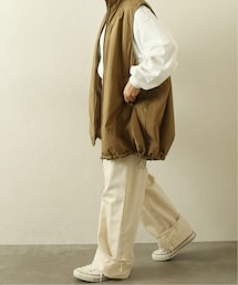 JOURNAL STANDARD LUXE タフタナカワタ スタンドカラーベスト JOURNAL STANDARD LUXE（ジャーナルスタンダード ラックス）の「《予約