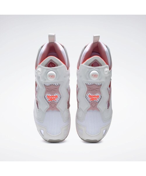 Reebok（リーボック）の「インスタポンプ フューリー95 / Instapump Fury 95（シューズ・フットウェアホワイト/オレンジフレア/インフューズドライラック(GX9430)/コアブラック/クラシックティール/ボールドパープル(GX9431)/フットウェアホワイト/ピュアグレー/フットウェアホワイト(GX9432)/コアブラック/フットウェアホワイト/コアブラック(GX9433)/フットウェアホワイト/ベクターレッド/ベクターブルー(GY1631)/アラバスター/フットウェアホワイト/モダンベージュ(GZ2185)）」の7枚目の写真