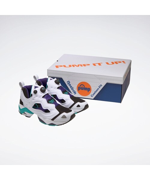 Reebok（リーボック）の「インスタポンプ フューリー95 / Instapump Fury 95（シューズ・フットウェアホワイト/オレンジフレア/インフューズドライラック(GX9430)/コアブラック/クラシックティール/ボールドパープル(GX9431)/フットウェアホワイト/ピュアグレー/フットウェアホワイト(GX9432)/コアブラック/フットウェアホワイト/コアブラック(GX9433)/フットウェアホワイト/ベクターレッド/ベクターブルー(GY1631)/アラバスター/フットウェアホワイト/モダンベージュ(GZ2185)）」の12枚目の写真
