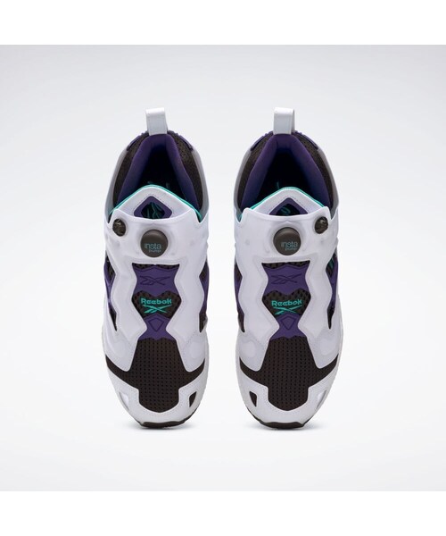 Reebok（リーボック）の「インスタポンプ フューリー95 / Instapump Fury 95（シューズ・フットウェアホワイト/オレンジフレア/インフューズドライラック(GX9430)/コアブラック/クラシックティール/ボールドパープル(GX9431)/フットウェアホワイト/ピュアグレー/フットウェアホワイト(GX9432)/コアブラック/フットウェアホワイト/コアブラック(GX9433)/フットウェアホワイト/ベクターレッド/ベクターブルー(GY1631)/アラバスター/フットウェアホワイト/モダンベージュ(GZ2185)）」の17枚目の写真