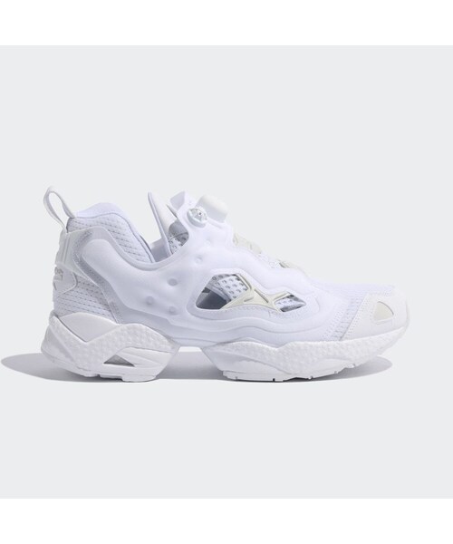 Reebok（リーボック）の「インスタポンプ フューリー95 / Instapump Fury 95（シューズ・フットウェアホワイト/オレンジフレア/インフューズドライラック(GX9430)/コアブラック/クラシックティール/ボールドパープル(GX9431)/フットウェアホワイト/ピュアグレー/フットウェアホワイト(GX9432)/コアブラック/フットウェアホワイト/コアブラック(GX9433)/フットウェアホワイト/ベクターレッド/ベクターブルー(GY1631)/アラバスター/フットウェアホワイト/モダンベージュ(GZ2185)）」の21枚目の写真