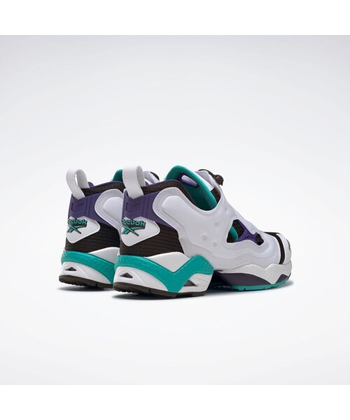 Reebok（リーボック）の「インスタポンプ フューリー95 / Instapump Fury 95（シューズ・フットウェアホワイト/オレンジフレア/インフューズドライラック(GX9430)/コアブラック/クラシックティール/ボールドパープル(GX9431)/フットウェアホワイト/ピュアグレー/フットウェアホワイト(GX9432)/コアブラック/フットウェアホワイト/コアブラック(GX9433)/フットウェアホワイト/ベクターレッド/ベクターブルー(GY1631)/アラバスター/フットウェアホワイト/モダンベージュ(GZ2185)）」の15枚目の写真