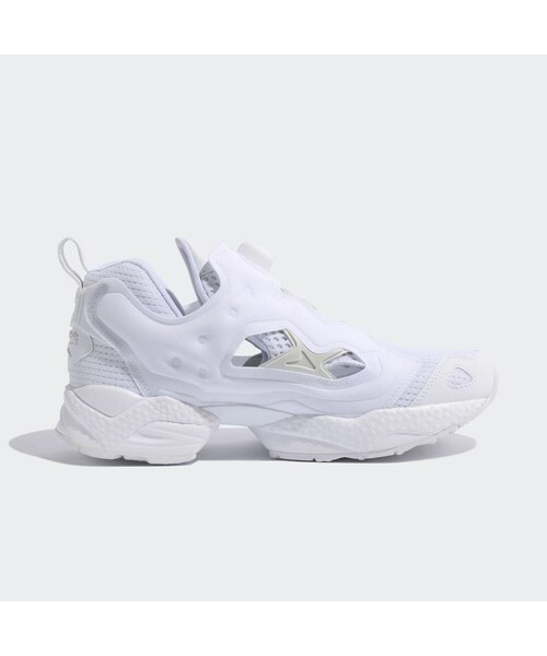 Reebok（リーボック）の「インスタポンプ フューリー95 / Instapump Fury 95（シューズ・フットウェアホワイト/オレンジフレア/インフューズドライラック(GX9430)/コアブラック/クラシックティール/ボールドパープル(GX9431)/フットウェアホワイト/ピュアグレー/フットウェアホワイト(GX9432)/コアブラック/フットウェアホワイト/コアブラック(GX9433)/フットウェアホワイト/ベクターレッド/ベクターブルー(GY1631)/アラバスター/フットウェアホワイト/モダンベージュ(GZ2185)）」の22枚目の写真