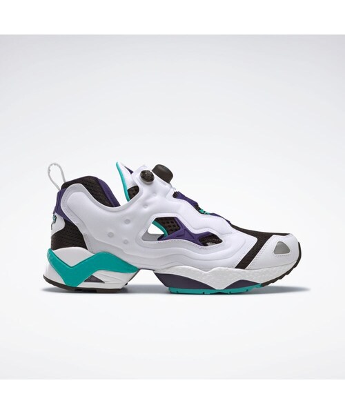 Reebok（リーボック）の「インスタポンプ フューリー95 / Instapump Fury 95（シューズ・フットウェアホワイト/オレンジフレア/インフューズドライラック(GX9430)/コアブラック/クラシックティール/ボールドパープル(GX9431)/フットウェアホワイト/ピュアグレー/フットウェアホワイト(GX9432)/コアブラック/フットウェアホワイト/コアブラック(GX9433)/フットウェアホワイト/ベクターレッド/ベクターブルー(GY1631)/アラバスター/フットウェアホワイト/モダンベージュ(GZ2185)）」の11枚目の写真