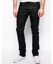 Nudie Jeans | Nudie Jeans Tube Tom Skinny Fit Back In Black Coated - Back in black(デニムパンツ)